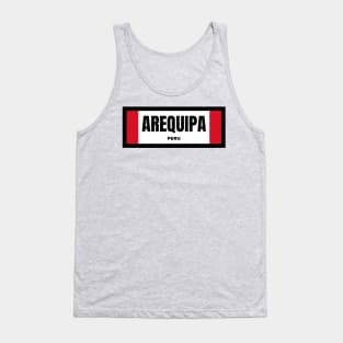 Arequipa City in Peruvian Flag Tank Top